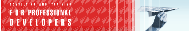 Consulting and training for professional developers